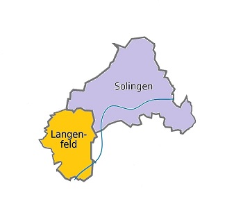 Solingen und Langenfeld im Rheinland
